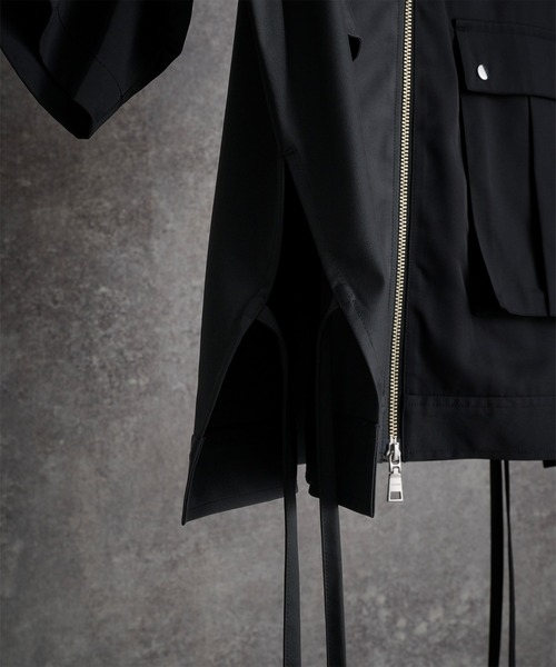ジャケット・アウター military super gimmick shirt blouson ADRER（アドラー）の「military super gimmick shirt blouson