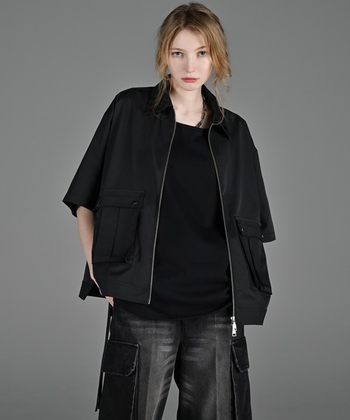 military super gimmick shirt blouson / ミリタリースーパーギミック