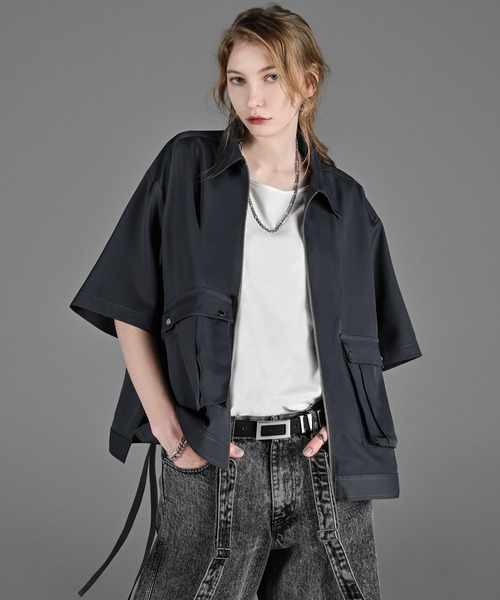 ADRER（アドラー）の「military super gimmick shirt blouson