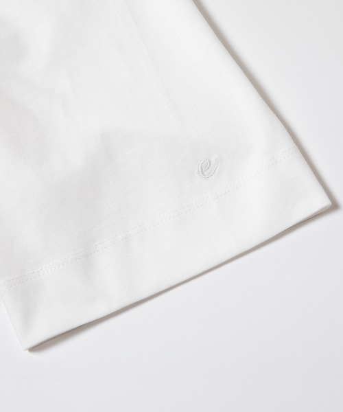 ever closet(エバークローゼット)の「プリーツドッキングTシャツ(Tシャツ/カットソー・レディース・ホワイト/ブラック・F)」の22枚目の写真
