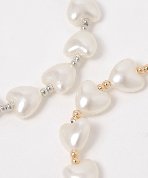 FOREVER 21（フォーエバー トゥエンティーワン）の「ハートブレスレット（ブレスレット・レディース・ゴールド/シルバー・FREE）」の5枚目の写真