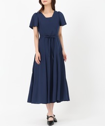 カシュクールフレアワンピース