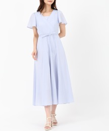 カシュクールフレアワンピース