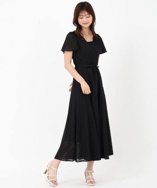 MISCH MASCH（ミッシュマッシュ）の「カシュクールフレアワンピース（ワンピース・レディース・ラベンダー/ブラック/ブルー/ネイビー・S/M）」の17枚目の写真