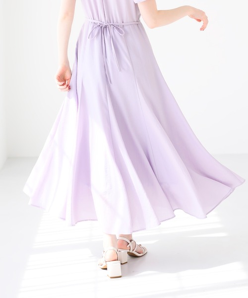 【新品】ミッシュマッシュ カシュクールワンピース M セール】2025春夏新作 カシュクールフレアワンピース