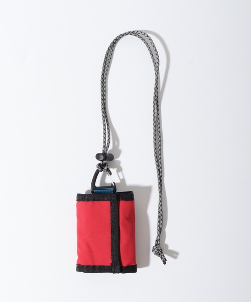 WILD THINGS（ワイルドシングス）の「WILD THINGS ナイロン ネックミニウォレット DELFY採用（ボディバッグ/ウエストポーチ・メンズ・レッド/ブラック・FREE）」の7枚目の写真