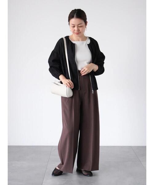 Lugnoncure（ルノンキュール）の「前後2WAYテレコタンクトップ《2025summer catalog item》（タンクトップ・レディース・ブラック/オフホワイト/グレー・F）」の19枚目の写真