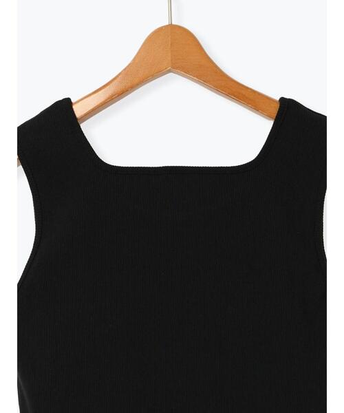 Lugnoncure（ルノンキュール）の「前後2WAYテレコタンクトップ《2025summer catalog item》（タンクトップ・レディース・ブラック/オフホワイト/グレー・F）」の14枚目の写真