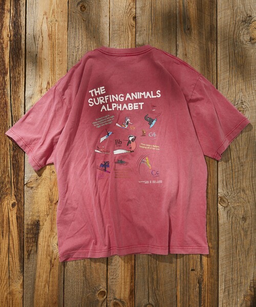 Jonas Claesson（ジョナスクレアッソン）の「JONAS CLAESSON/ジョナス クレアッソン Surfing animals Short Sleeve Tee/サーフィンアニマルズ バックプリント Tシャツ（Tシャツ/カットソー・メンズ・ブラック/ホワイト/ライトグレー/レッド・LARGE/MEDIUM）」の19枚目の写真