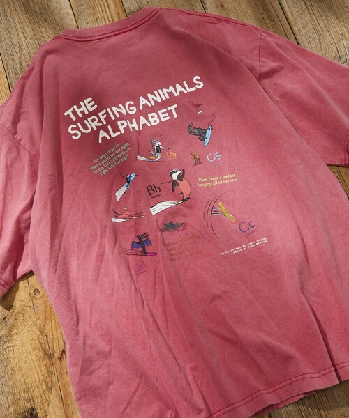 Jonas Claesson（ジョナスクレアッソン）の「JONAS CLAESSON/ジョナス クレアッソン Surfing animals Short Sleeve Tee/サーフィンアニマルズ バックプリント Tシャツ（Tシャツ/カットソー・メンズ・ブラック/ホワイト/ライトグレー/レッド・LARGE/MEDIUM）」の20枚目の写真