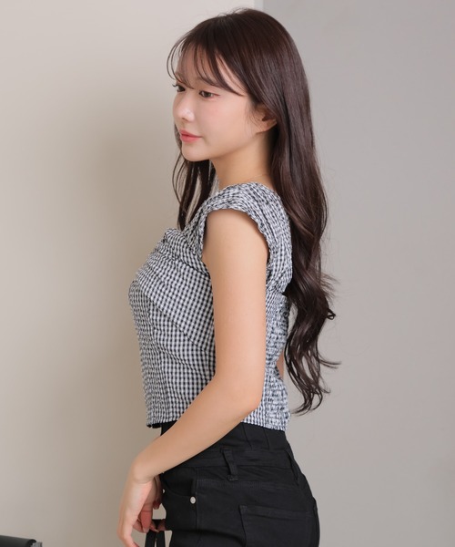 LIPSERVICE（リップサービス）の「レイヤードコルセットブラウス（シャツ/ブラウス・レディース・ブラック/その他1/ホワイト・FREE）」の18枚目の写真