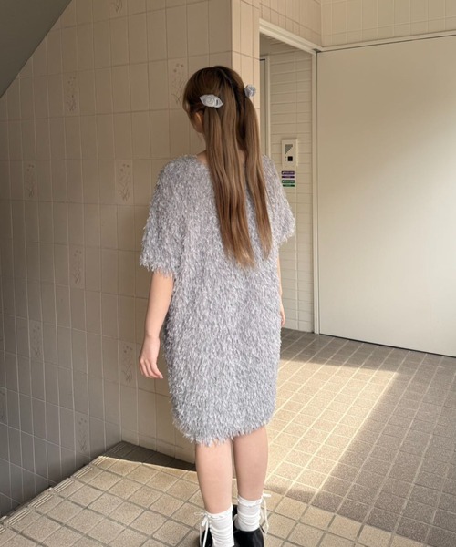 FLUFFY FEATHER DRESS/ふわふわフェザーワンピース（ワンピース