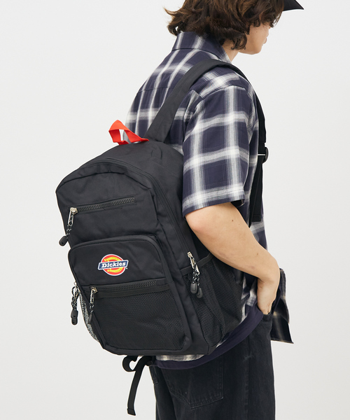 Dickies(ディッキーズ)の「【DICKIES/ディッキーズ】SQUARE POCKET BACK PACK 14846700/ バックパック /デイパック/ リュック/ メンズ /ユニセックス【WEB限定】(バックパック/リュック・メンズ・ブラック/レッド・フリー)」の18枚目の写真