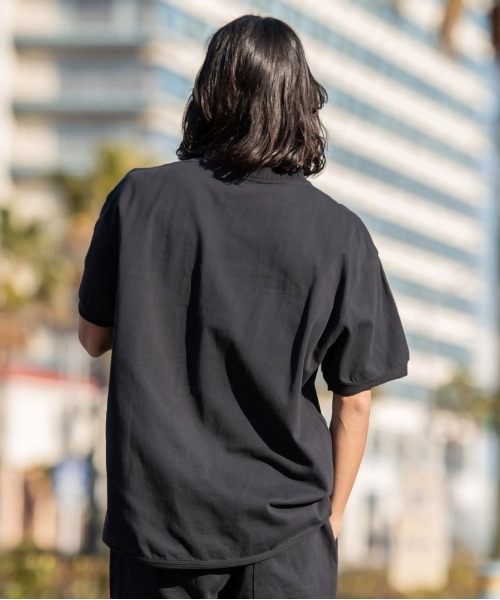 JEMORGAN(ジェーイーモーガン)の「『JEMORGAN LONG JOHNS/ジェーイーモーガンロングジョーンズ』20/2 OE天竺カットオフリブ半袖ボタンヘンリー【+】(Tシャツ/カットソー・メンズ・モカ/ブラック/グレー/オフホワイト・L/XL/M)」の19枚目の写真