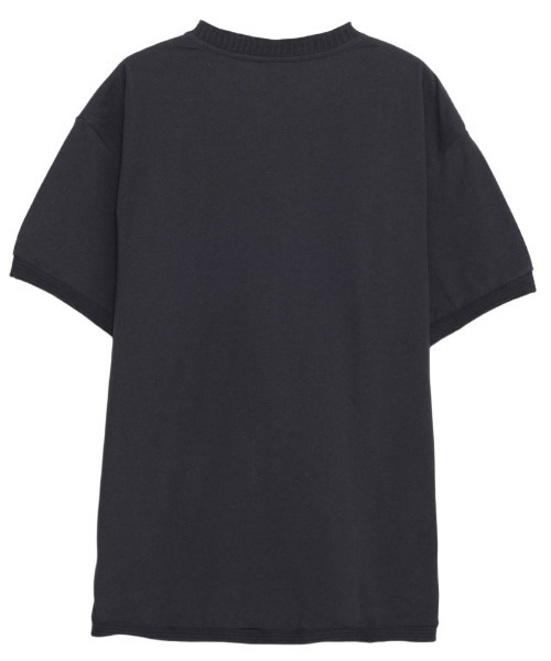 JEMORGAN(ジェーイーモーガン)の「『JEMORGAN LONG JOHNS/ジェーイーモーガンロングジョーンズ』20/2 OE天竺カットオフリブ半袖ボタンヘンリー【+】(Tシャツ/カットソー・メンズ・モカ/ブラック/グレー/オフホワイト・L/XL/M)」の7枚目の写真