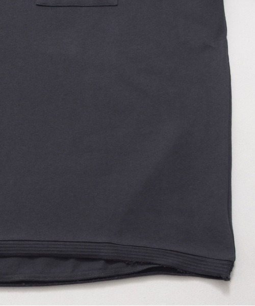 JEMORGAN(ジェーイーモーガン)の「『JEMORGAN LONG JOHNS/ジェーイーモーガンロングジョーンズ』20/2 OE天竺カットオフリブ半袖ボタンヘンリー【+】(Tシャツ/カットソー・メンズ・モカ/ブラック/グレー/オフホワイト・L/XL/M)」の12枚目の写真