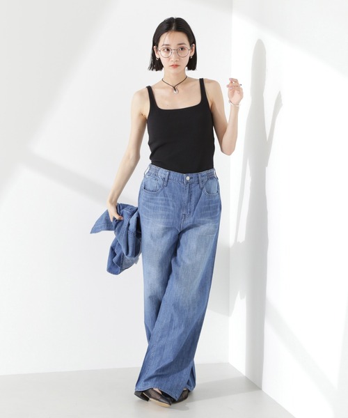 Healthy denim（ヘルシーデニム）の「Healthy DENIM/Breezy Pink Pepper Easy デニム（デニムパンツ・レディース・ブルー・23/24/25）」の4枚目の写真