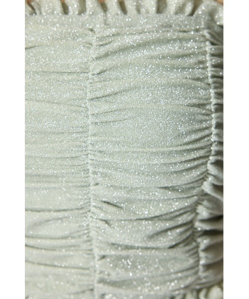 rienda（リエンダ）の「2WAYギャザーキャミトップス 夏服（キャミソール・レディース・ブラック/ホワイト/グリーン・FREE）」の15枚目の写真