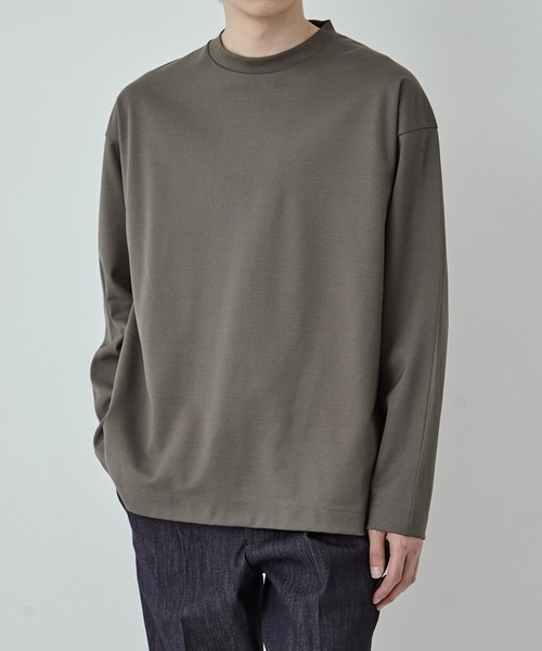 BOTTOMUP×ULCUS コラボ ロングスリーブT XL グレー 希少 テクノラマ リラックスロングスリーブTee（Tシャツ/カットソー