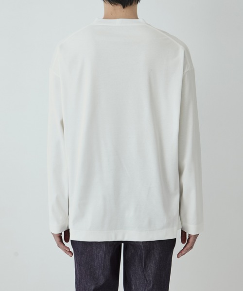 UNITED TOKYO(ユナイテッドトウキョウ)の「テクノラマ リラックスロングスリーブTee(Tシャツ/カットソー・メンズ・ホワイト/ライトグレー/ライトブルーグレー/ダークグレー/ブラック/オリーブ・1/2/3)」の15枚目の写真