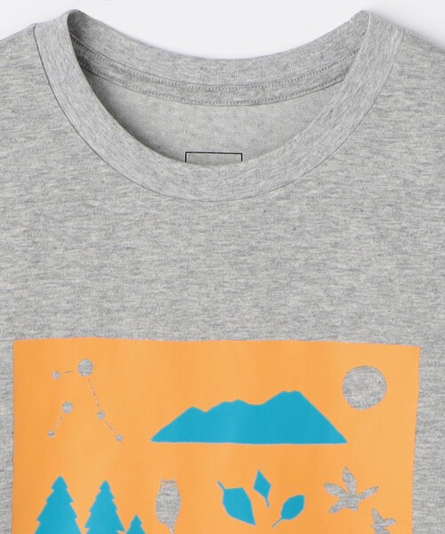 FREAK'S STORE（フリークスストア）の「THE NORTH FACE/ザ・ノース・フェイス 限定展開 キッズ ショートスリーブシレトコトコティー / NTJ32534ST（Tシャツ/カットソー・キッズ・グリーン/ホワイト/グレー・160/130/140/150）」の5枚目の写真