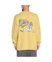 CALEE（キャリー）の「VINTAGE TYPE SYNDICATE RETRO GIRL L/S TEE ＜NATURALLY PAINT DESIGN＞（Tシャツ/カットソー）」