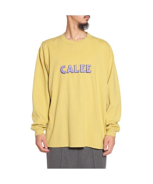 CALEE(キャリー)の「VINTAGE TYPE SYNDICATE RETRO GIRL L/S TEE <NATURALLY PAINT DESIGN>(Tシャツ/カットソー・メンズ・イエロー/ライトブルー/ブラック・LARGE/MEDIUM/X-LARGE)」の12枚目の写真