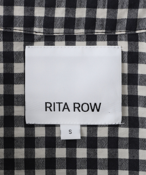 セール】【RITA ROW/ リタロウ】 REISHI TOP（シャツ/ブラウス