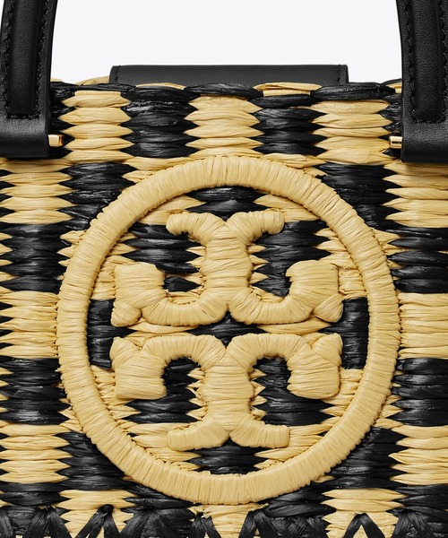 Tory Burch ロゴ エラ イースト ウェスト クロシェ かごバッグ TORY BURCH かごバッグ カゴバッグ エラ ハンドクロシェ