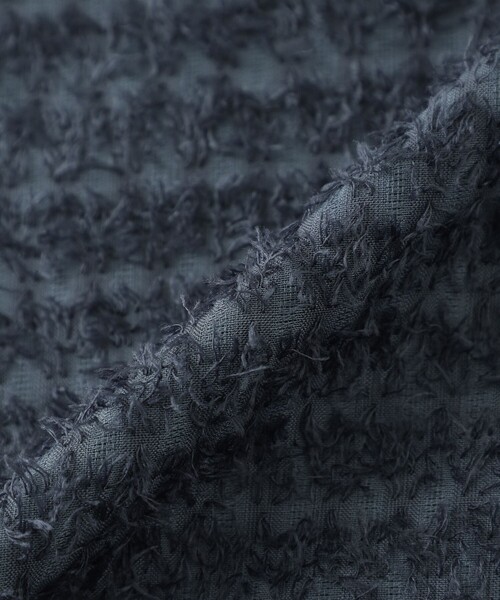 LOVELESS（ラブレス）の「シアーシャギージオメトリックハーフスリーブシャツ（シャツ/ブラウス・メンズ・オフホワイト/ブラック/ブルー系その他7・L/M）」の14枚目の写真