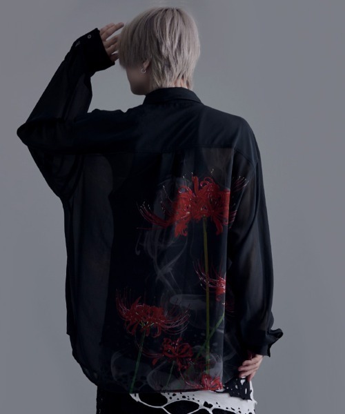 ALLSAINTS 新品　花柄　ボタニカル　シフォンシャツ 長袖 youdear_zp-ch-040