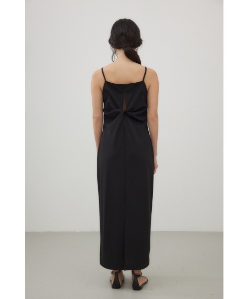 crie conforto（クリーコンフォルト）の「バックツイストキャミワンピース（ワンピース・レディース・ライム/ブラック・FREE）」の7枚目の写真