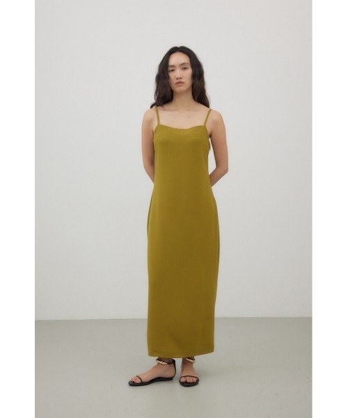 crie conforto（クリーコンフォルト）の「バックツイストキャミワンピース（ワンピース・レディース・ライム/ブラック・FREE）」の22枚目の写真