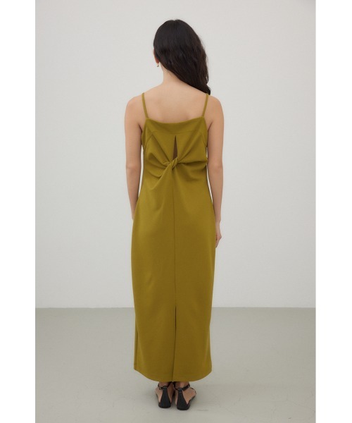 crie conforto（クリーコンフォルト）の「バックツイストキャミワンピース（ワンピース・レディース・ライム/ブラック・FREE）」の19枚目の写真