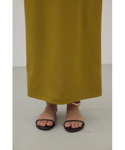 crie conforto（クリーコンフォルト）の「バックツイストキャミワンピース（ワンピース・レディース・ライム/ブラック・FREE）」の14枚目の写真