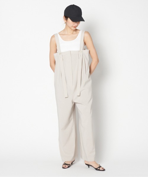 HELIOPOLE(エリオポール)の「JUMP SUITS(その他パンツ・レディース・ブラック/ベージュ・36/38)」の16枚目の写真