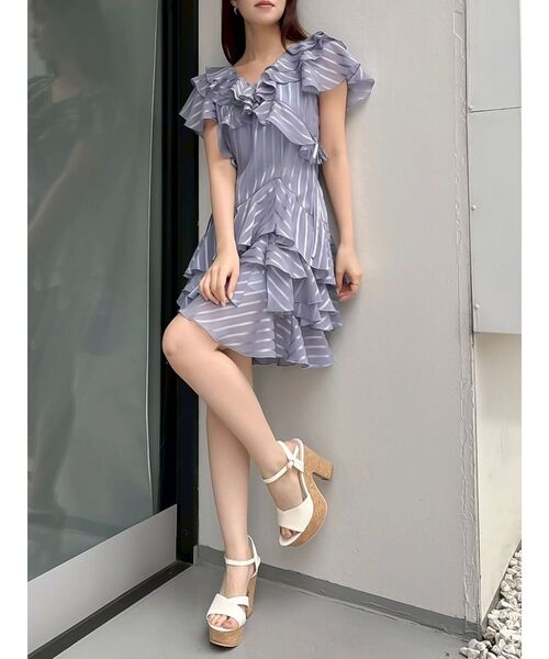 dazzlin（ダズリン）の「コルクヒールサンダル（サンダル・レディース・ブラウン/ブラック/アイボリー・LARGE/MEDIUM/SMALL）」の9枚目の写真