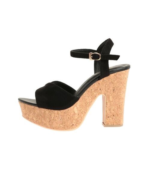 dazzlin（ダズリン）の「コルクヒールサンダル（サンダル・レディース・ブラウン/ブラック/アイボリー・LARGE/MEDIUM/SMALL）」の17枚目の写真
