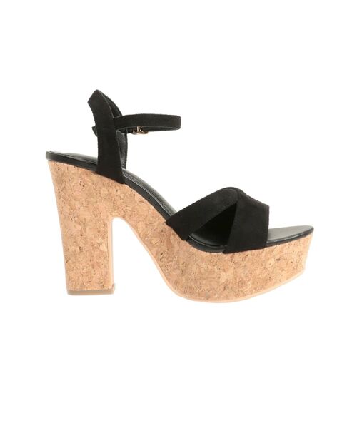 dazzlin（ダズリン）の「コルクヒールサンダル（サンダル・レディース・ブラウン/ブラック/アイボリー・LARGE/MEDIUM/SMALL）」の18枚目の写真