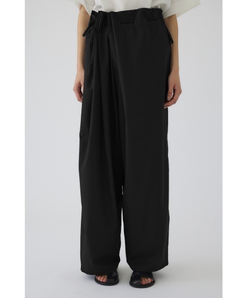 RIM.ARK Drawstring relax PT ブラック Drawstring relax PT ドロストリングリラックスパンツ