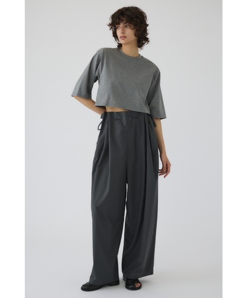 RIM.ARK Drawstring relax PT ブラック Drawstring relax PT ドロストリングリラックスパンツ