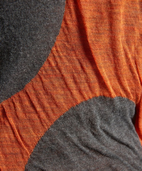 gomme（ゴム）の「ドットJQ　　レイヤーアームＴ（Tシャツ/カットソー・レディース・ブラック/テラコッタ/チャコールグレー・MEDIUM）」の20枚目の写真