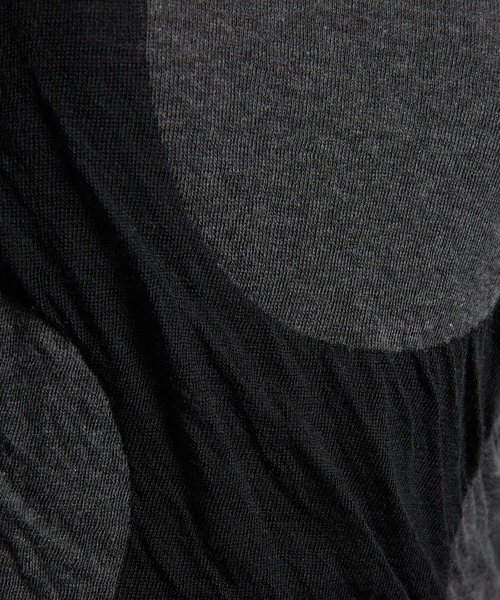 gomme（ゴム）の「ドットJQ　　レイヤーアームＴ（Tシャツ/カットソー・レディース・ブラック/テラコッタ/チャコールグレー・MEDIUM）」の10枚目の写真