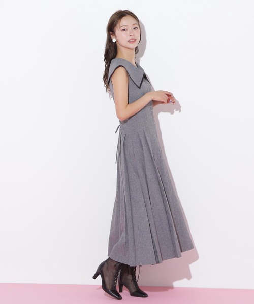 JILL by JILL STUART｜スカラップカラーワンピース | Rakuten