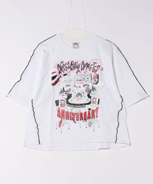 セール】152676：ScoLar25周年アフターパーティー柄Tシャツ（T