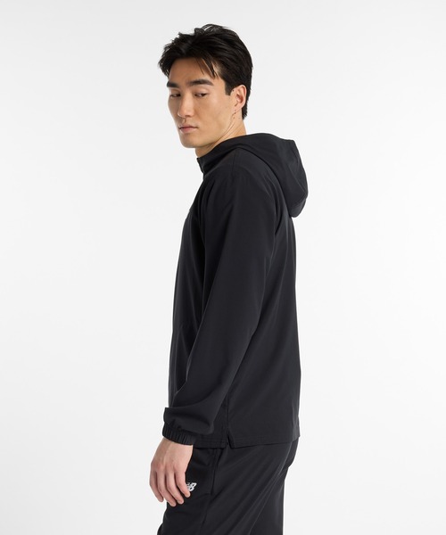 NEW BALANCE(ニューバランス)の「Sport ウーブンジャケット(ナイロンジャケット・メンズ・ライトグレー/ブラック・LARGE/X-LARGE/XX-LARGE/SMALL/MEDIUM)」の3枚目の写真