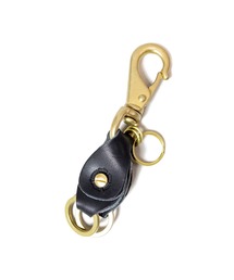 Butler Verner Sails（バトラーヴァーナーセイルス）の「Butler Verner Sails ｷｯﾌﾟ ﾌﾞﾗｽx栃木ﾚｻﾞｰ ﾀﾞﾌﾞﾙｷｰﾎﾙﾀﾞｰ（キーホルダー・レディース）」