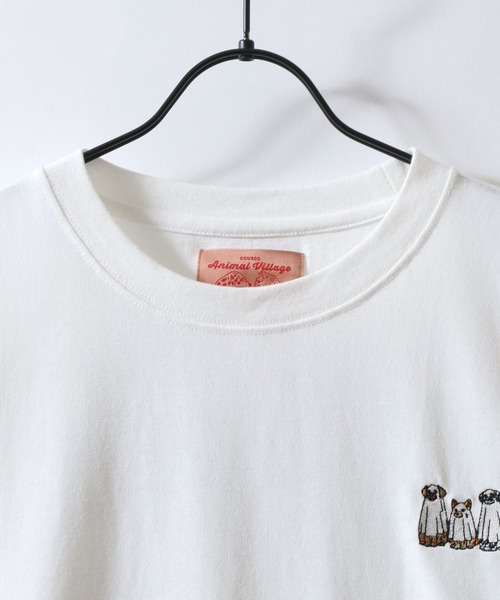 SITRY（シトリー）の「Embroidery ＆ Back Print T-shirt/ワンポイント刺繍 バックプリント 半袖Tシャツ レディース メンズ（Tシャツ/カットソー・メンズ・ブラック系その他2/ブラック/ホワイト/ホワイト系その他2/ブラック系その他/ホワイト系その他・M/LL/L）」の16枚目の写真