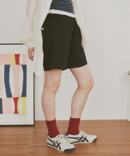 MERLOT(メルロー)の「【ウエストゴム】【ブランドピスネーム付き】チノショートパンツ(その他パンツ・レディース・グリーン/ベージュ/ブラック・FREE)」の17枚目の写真