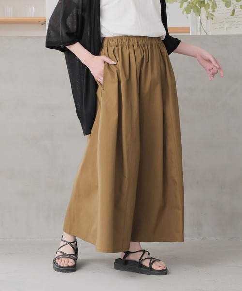 n'OrLABEL(ノアールレーベル)の「【機能素材】『イージーフレアスカート』(スカート・レディース・ブルーグリーン/ブラウン/ブラック・FREE)」の3枚目の写真